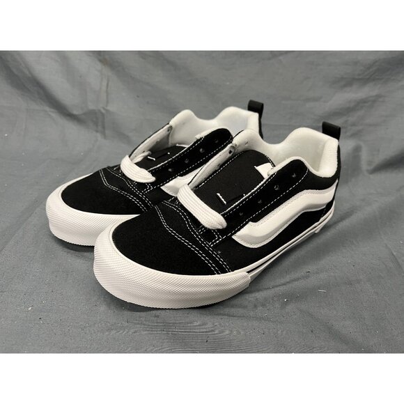 Vans Kids Knu Skool Sneakers Stripe Black White Size 11 NEW NO BOX! - Picture 4 of 11